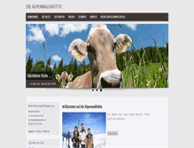 Tablet Screenshot of alpenwaldhuette.de